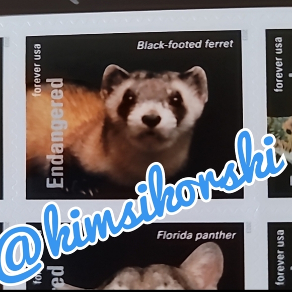 100 Forever Stamps Endangered Species Animals Stamp USPS Postage Mail - Picture 8 of 13